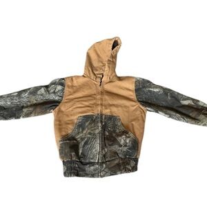 Redhead Realtree Hardwoods Camo Youth Small Jacket Canvas Hunting Outerwear
